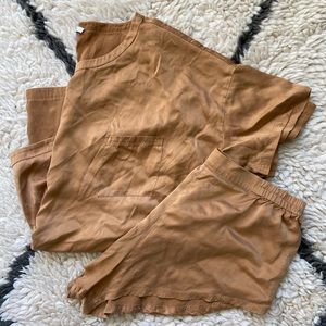 Lunya Washable Silk Tee Set